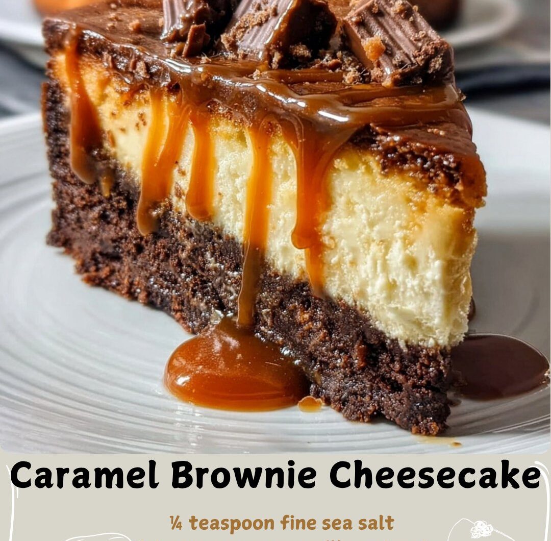 Caramel Brownie Cheesecake