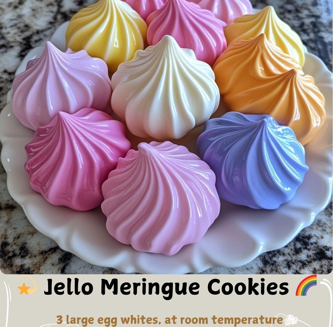 Jello Meringue Cookies 
