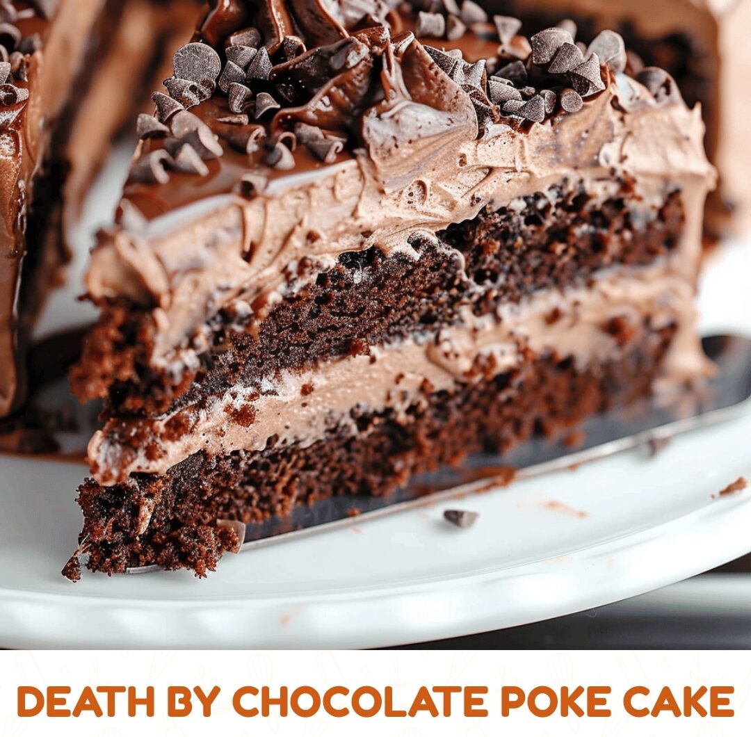 Death by Chocolate Poke Cake