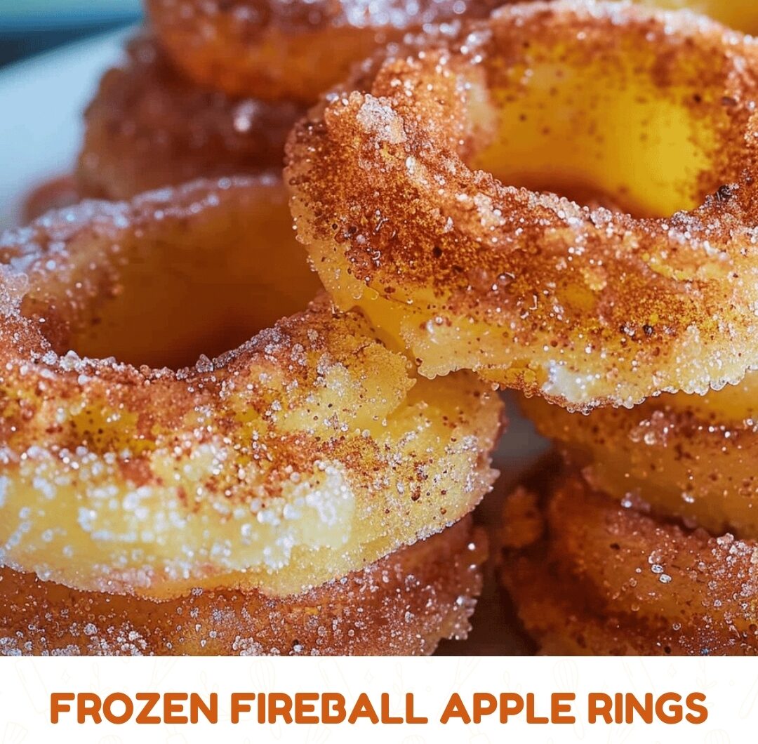 Frozen Fireball Apple Rings