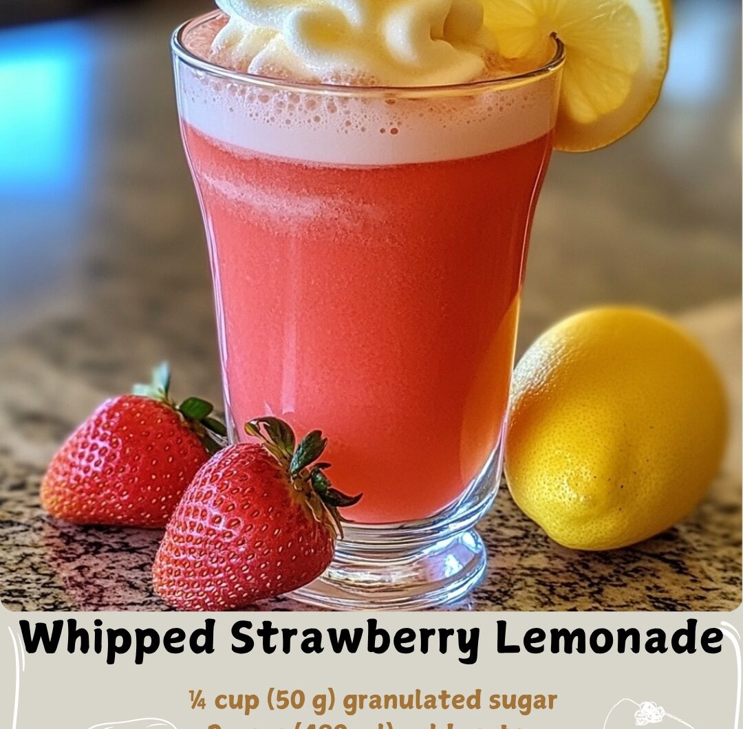 Whipped Strawberry Lemonade