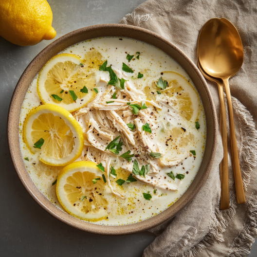 Greek Lemon Chicken Soup (Avgolemono)