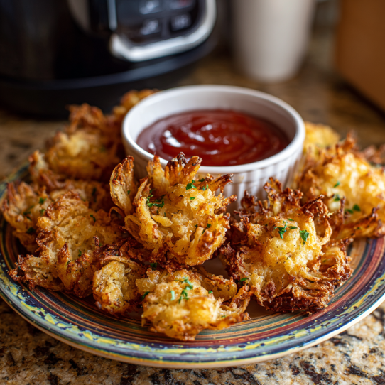 Mini Air Fryer Blooming Onions