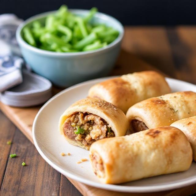 Pork & Stuffing Sausage Rolls