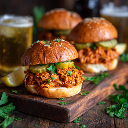 Cajun Chicken Sloppy Joes