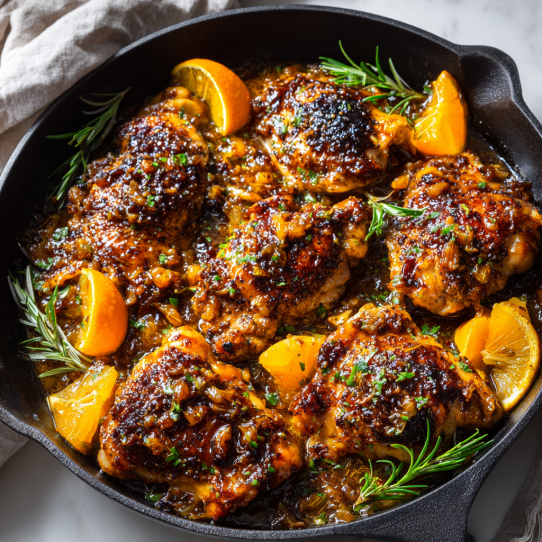 Caramelized Orange Maple Chicken