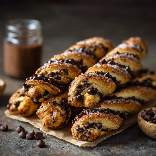 Chocolate Chip Cookie Dough Twists