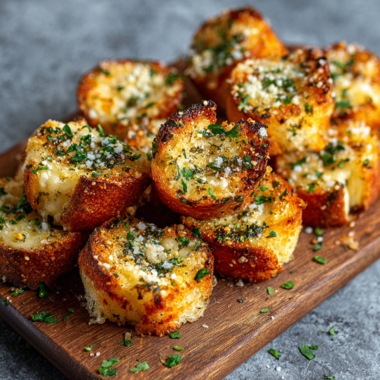 Garlic Bread Cheesy Bites