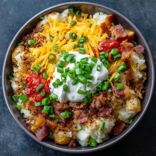 Loaded Mashed Potato Bowls