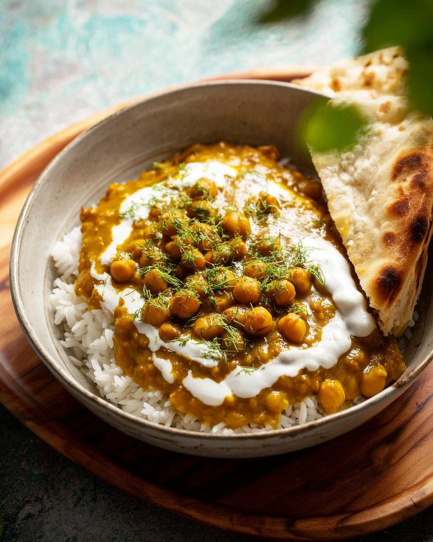 Melting Afghan chickpea curry