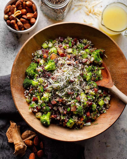 Broccoli Pearl Crunch Salad